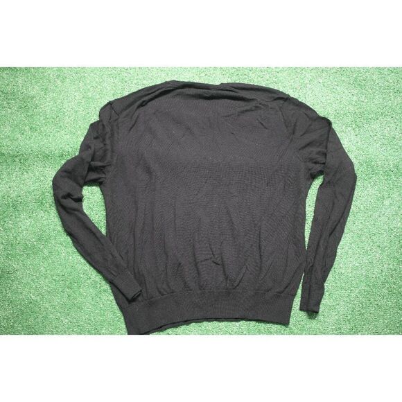 Polo Ralph Lauren Men's Black Merino Wool Slim Fit V-Neck Sweater XXL Red Pony L - Picture 7 of 7
